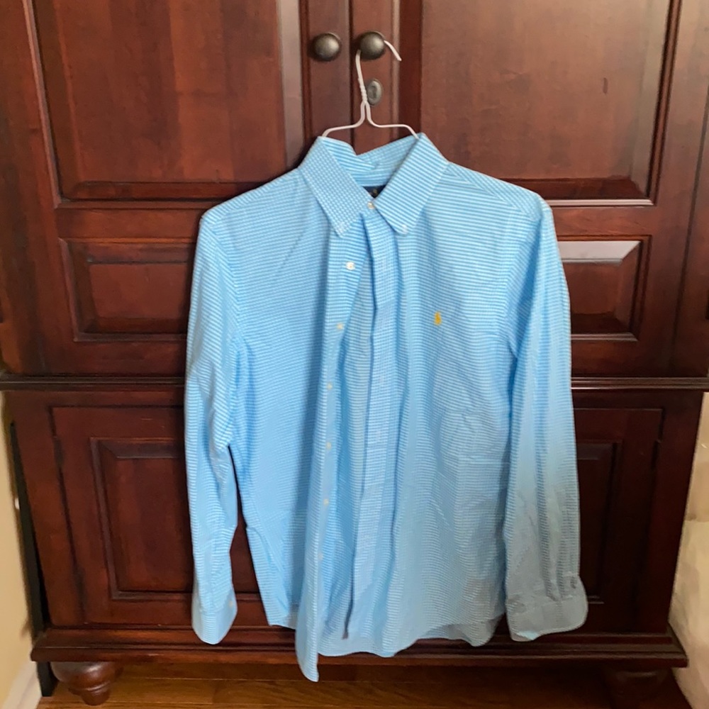 Polo Ralph Lauren Blue/White Button Down